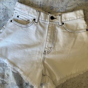 BDG White Shorts